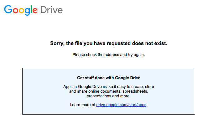 google-drive-file-not-found